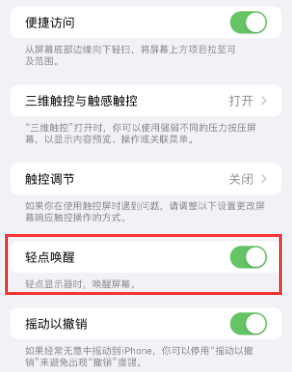 熊口镇苹果授权维修站分享iPhone轻点无法唤醒怎么办