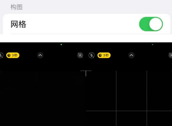 熊口镇苹果手机维修网点分享iPhone如何开启九宫格构图功能