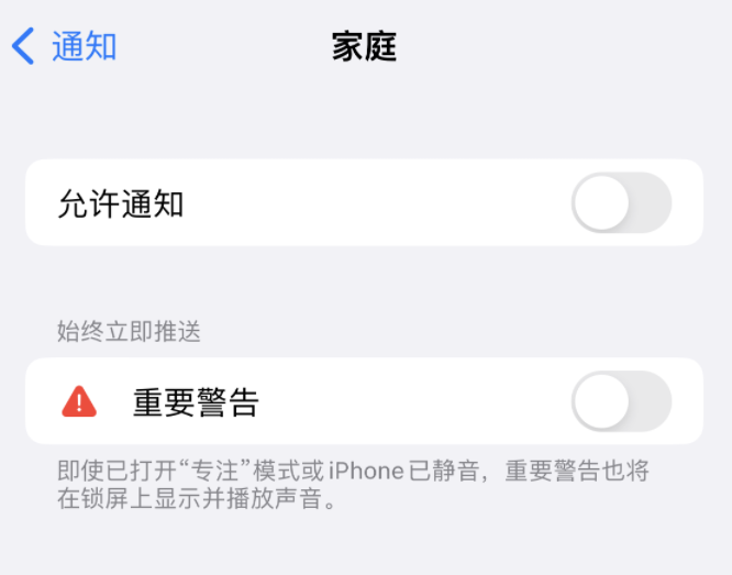 熊口镇苹果14维修分享iPhone14系列机型弹出“家庭”警告后卡死如何解决 