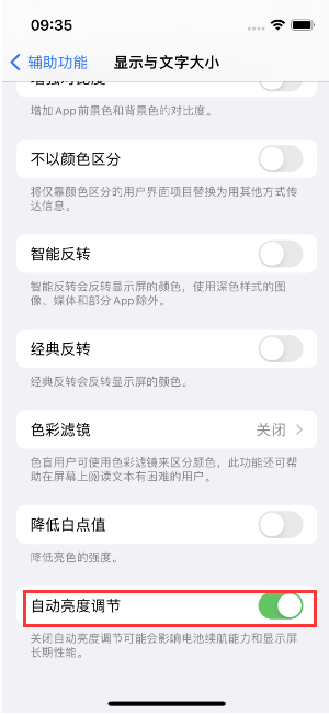 熊口镇苹果15维修店分享iPhone 15 Pro系列屏幕亮度 