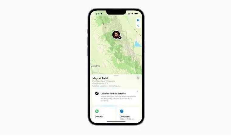 熊口镇苹果14维修分享iPhone14系列中 FindMy功能通过卫星分享位置方法教程 